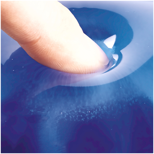 Fellowes Gel Crystal Mauspad-Handgelenkauflage blau