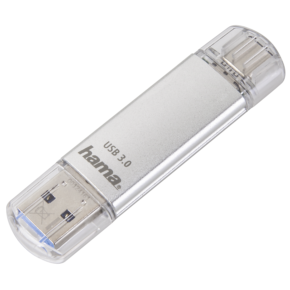 hama USBStick CLaeta silber 256 GB, 1 St
