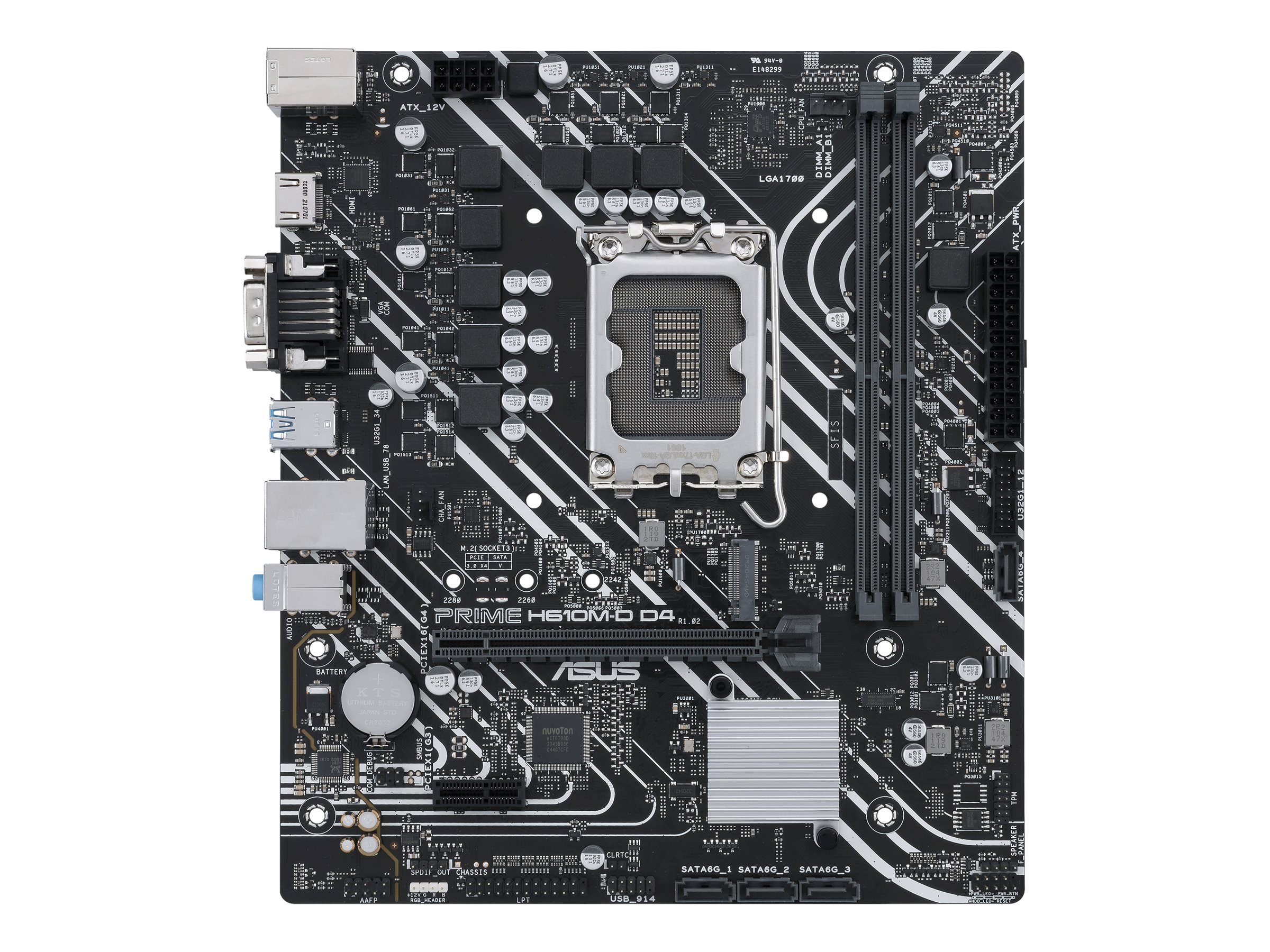 ASUS PRIME H610M-D D4 Motherboard