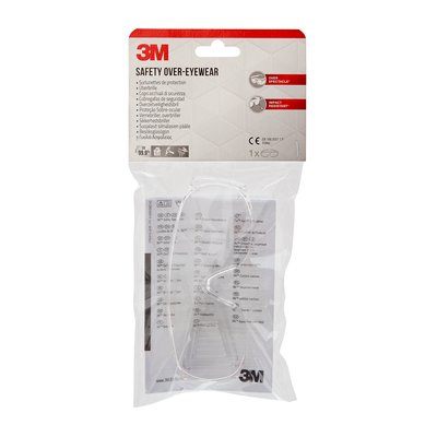 3M VISCC1 Schutzbrille Transparent Vollrand Polycarbonat