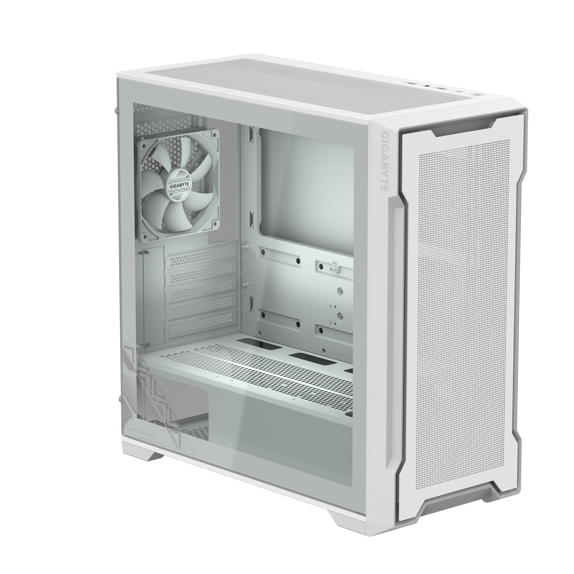 Gigabyte C102 Glass ICE white mATX