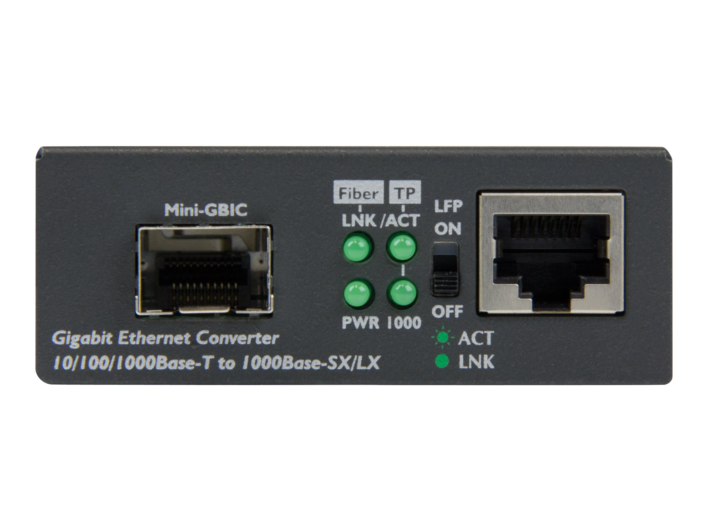 StarTech.com Gigabit Ethernet LWL Medienkonverter mit SFP