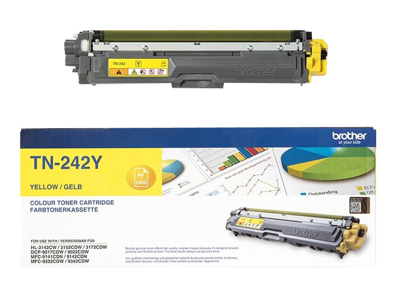 Brother TN-242Y Tonerpatrone Gelb