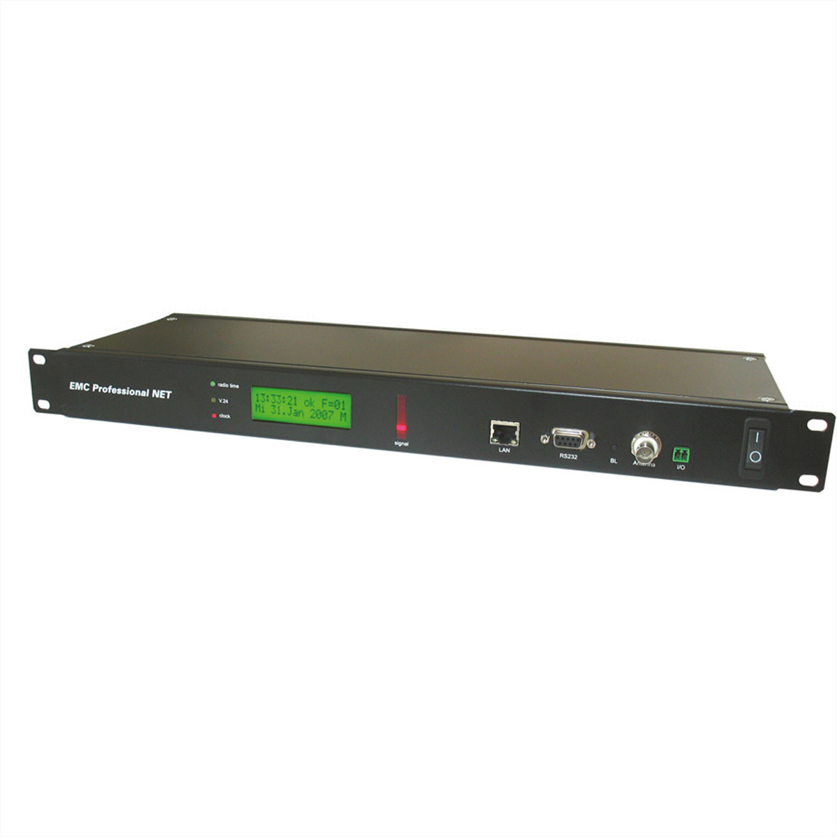 GUDE DCF77-Zeitserver 19 Zoll NTP-Server LC-Display