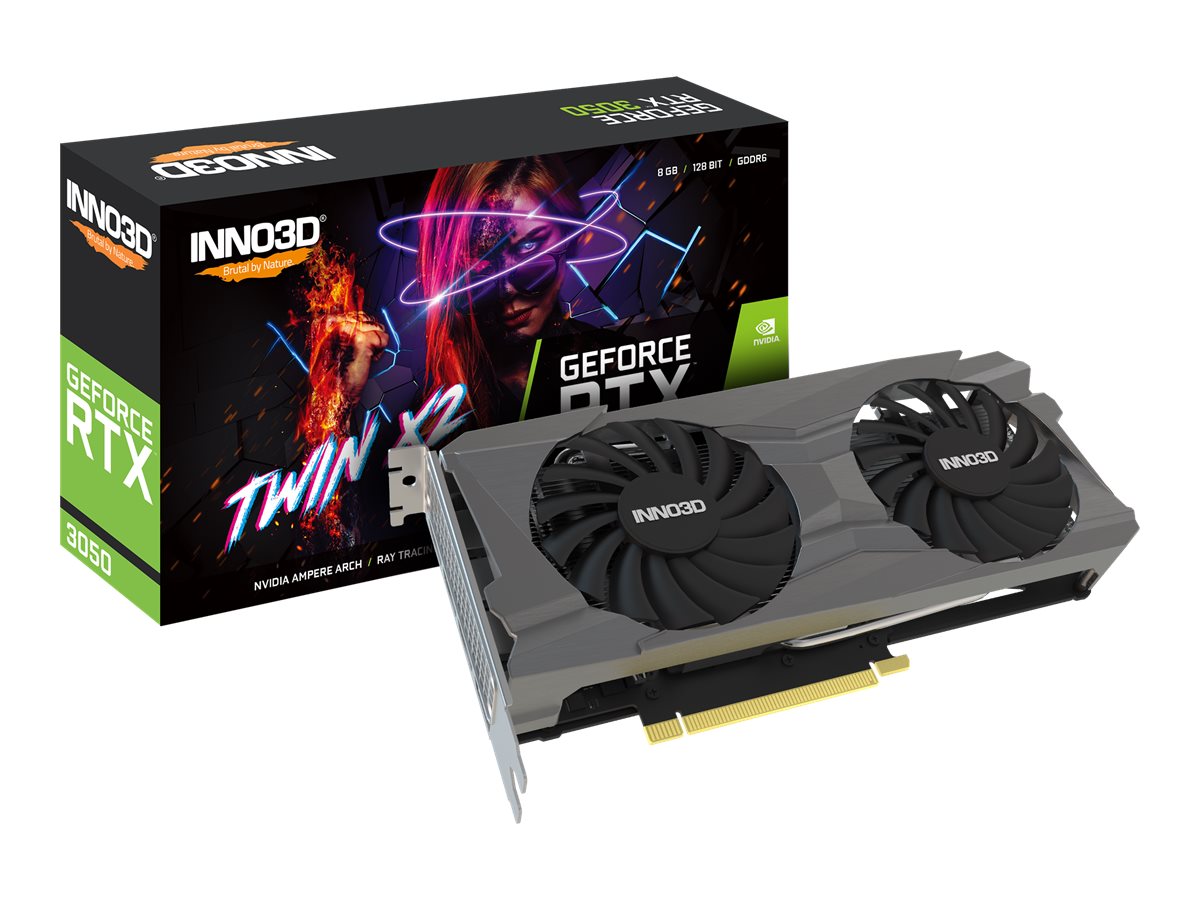 Inno3D GeForce RTX 3050 TWIN X2 8GB GDDR6