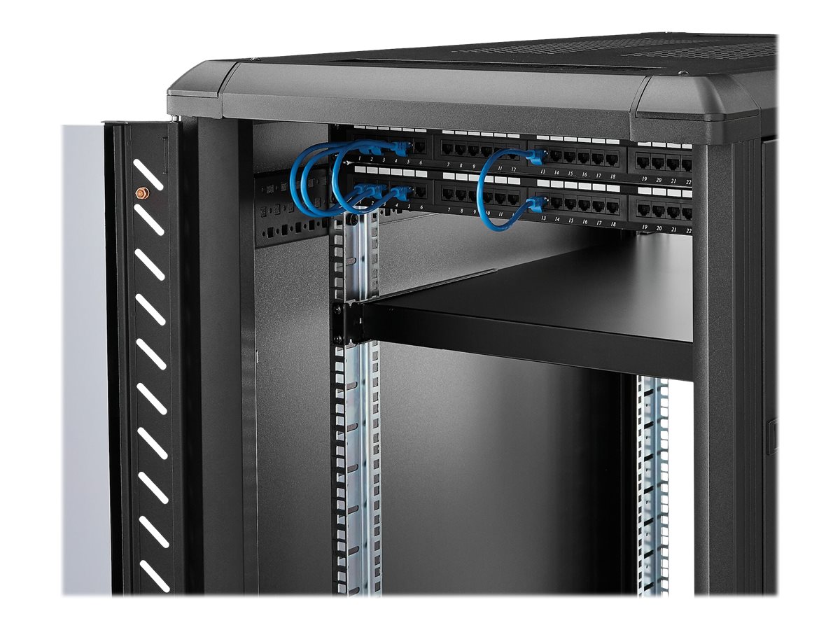 StarTech 1U Schwerlast Fachboden verstellbar 19 Zoll
