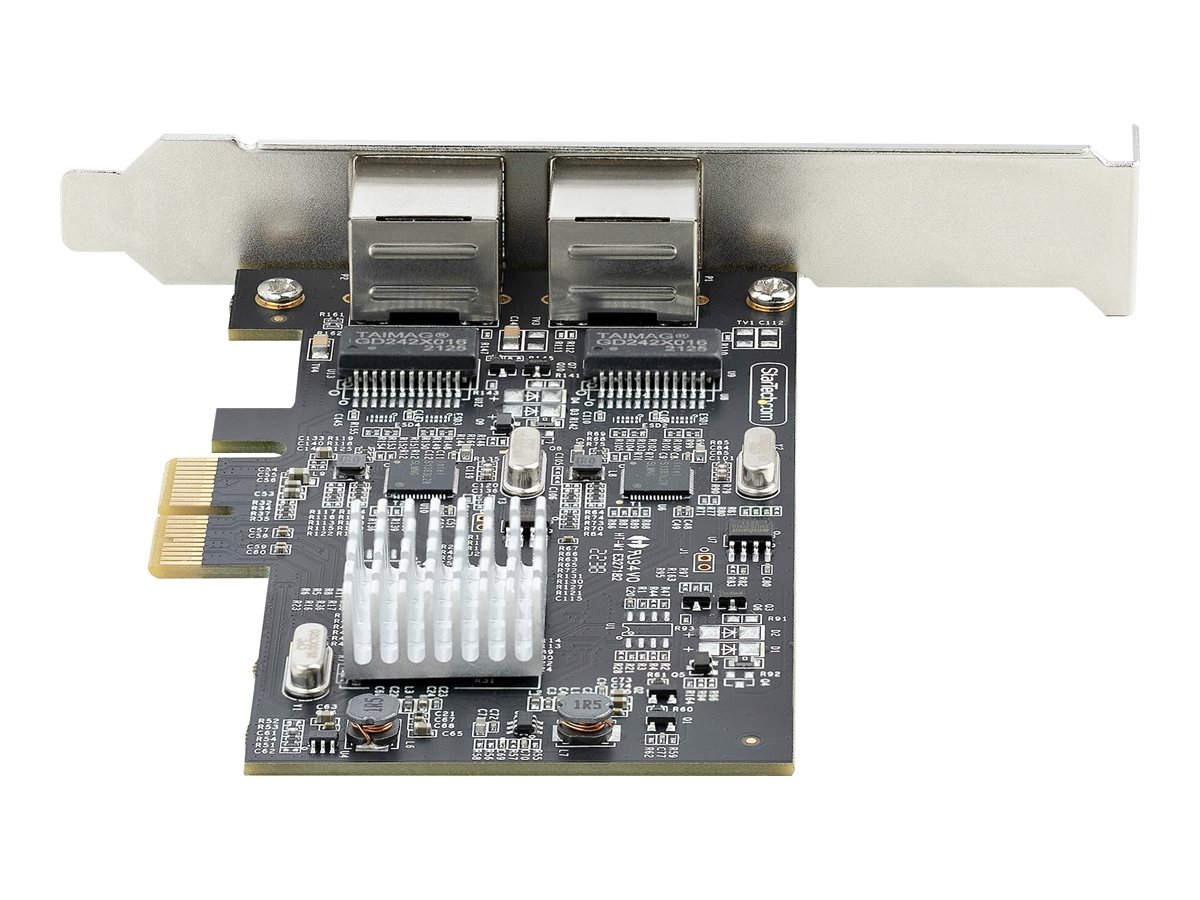 STARTECHCOM 2Port 25 Gbit PCIe Netzwerkkarte Intel I225V DualPort Computer LAN Karte MultiGigabit NIC 25G PCI Express Server