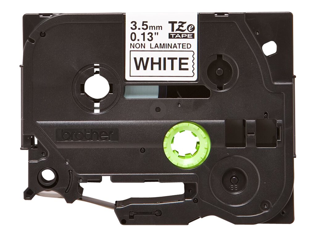 Brother TZe-N201 schwarz auf weiß 3,5 mm