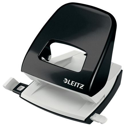 Esselte Leitz WOW 5008 Locher 30 Blatt 3 mm Schwarz-Metallic