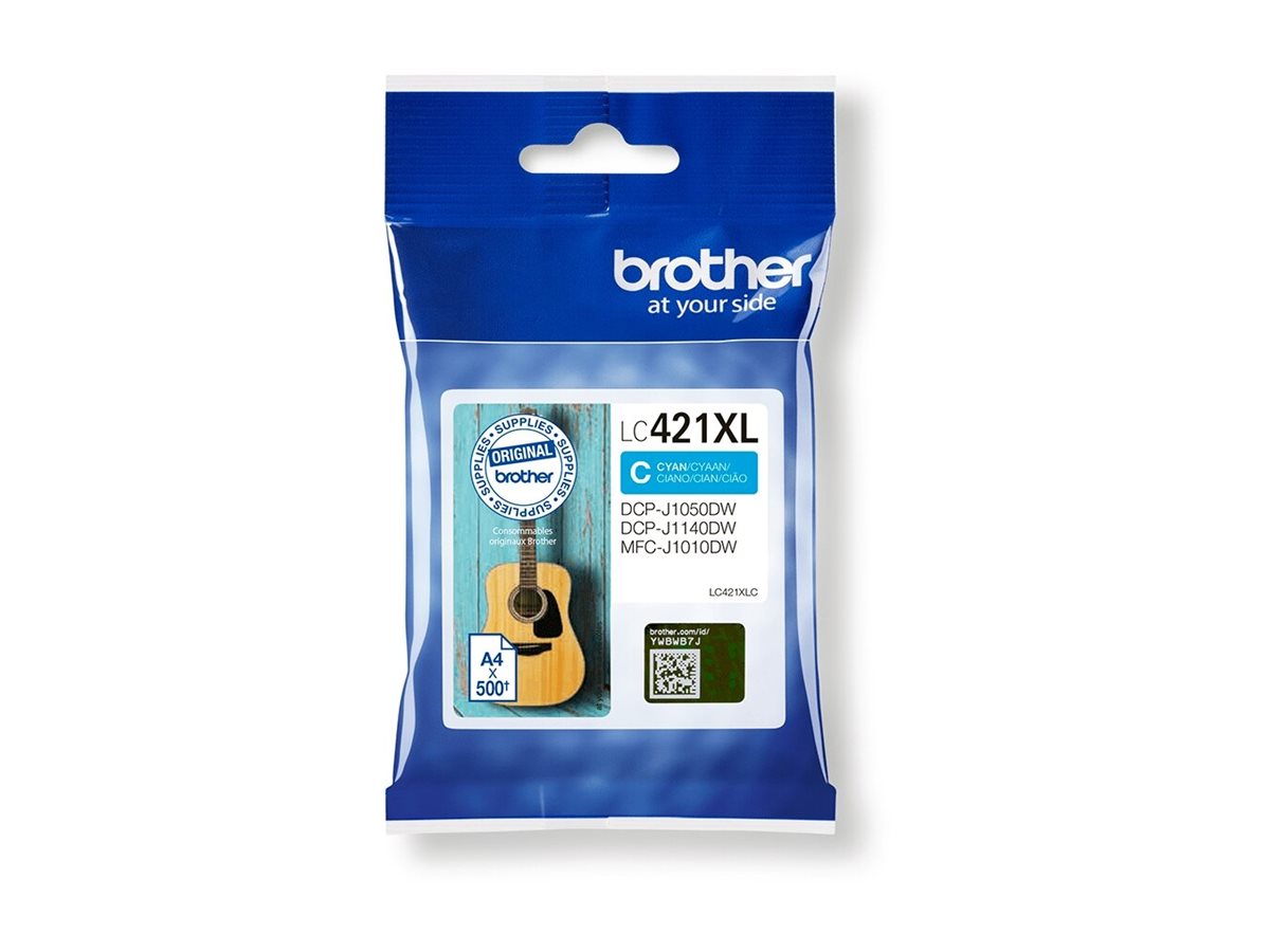 Brother LC421XLC Hohe Ergiebigkeit Cyan Original