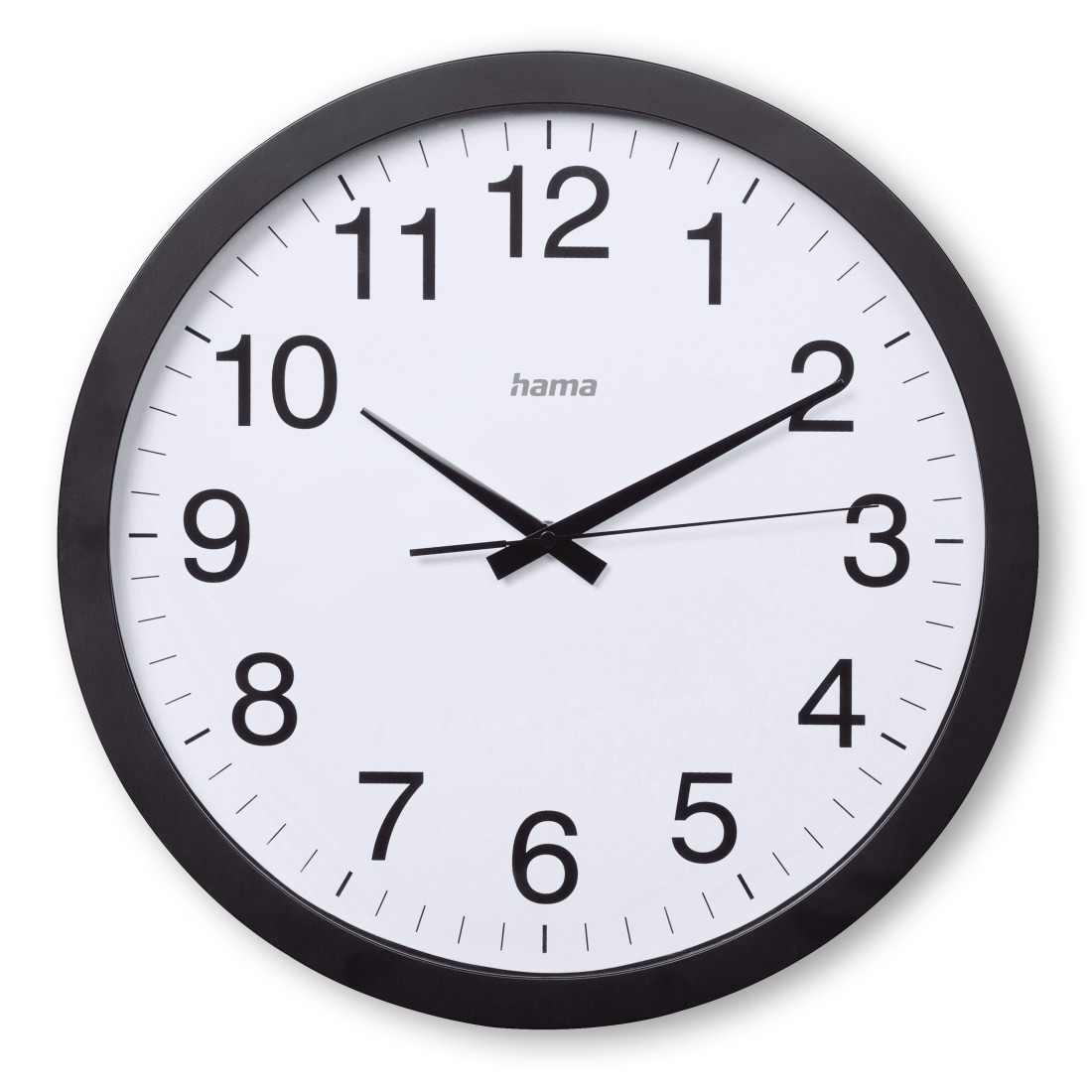 Hama Wanduhr Aruba Ø 40,0 cm Weiß Schwarz