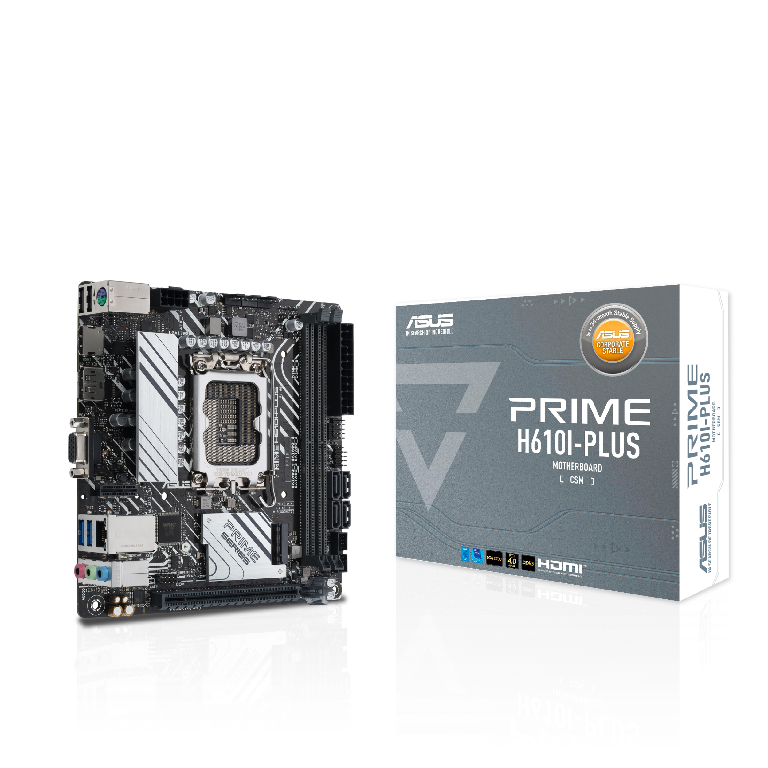 ASUS PRIME H610I-PLUS-CSM Mini-ITX H610