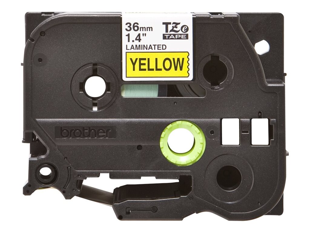 Brother TZe-661 36mm Schwarz auf Gelb