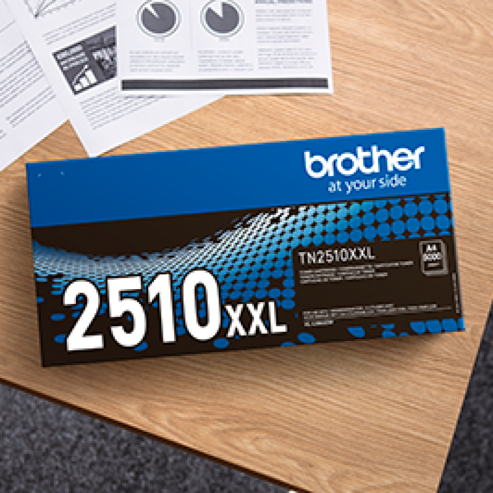 Brother Toner TN2510XXL Ultra High Yield Schwarz