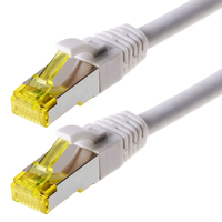 Helos Patchkabel Cat 6a S/FTP 15m weiß