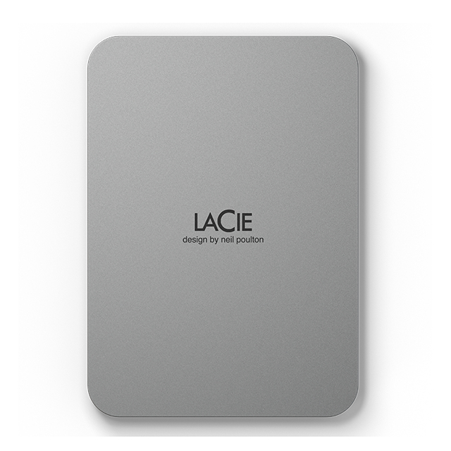 LACIE Mobile Drive HDD USBC 2TB 6,35cm 2,5Zoll Moon Silver mit USBCKabel