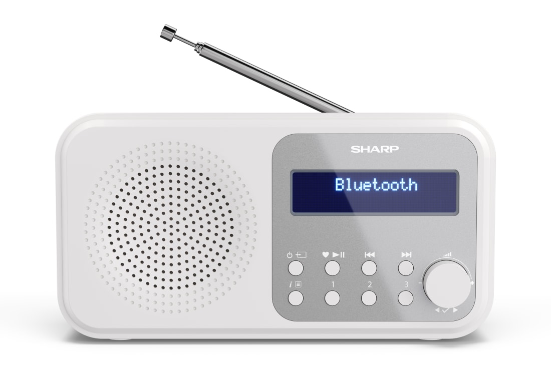 Sharp DR-P420 DAB+ BT Radio weiss