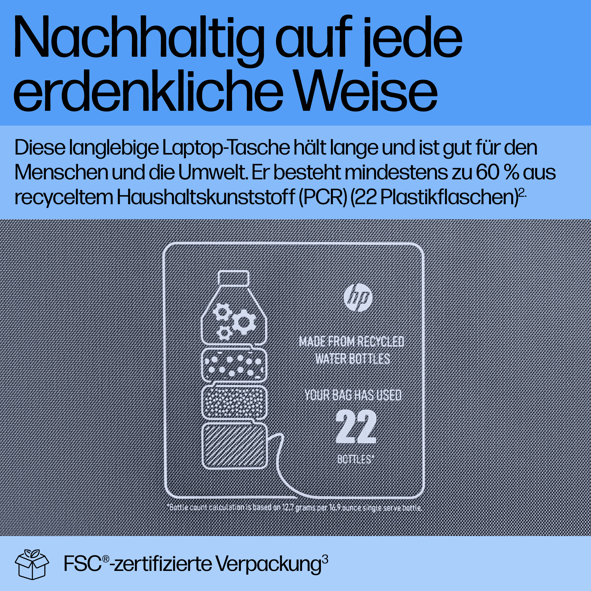 HP Everyday Notebook-Tasche grau 40,6 cm (16 Zoll)