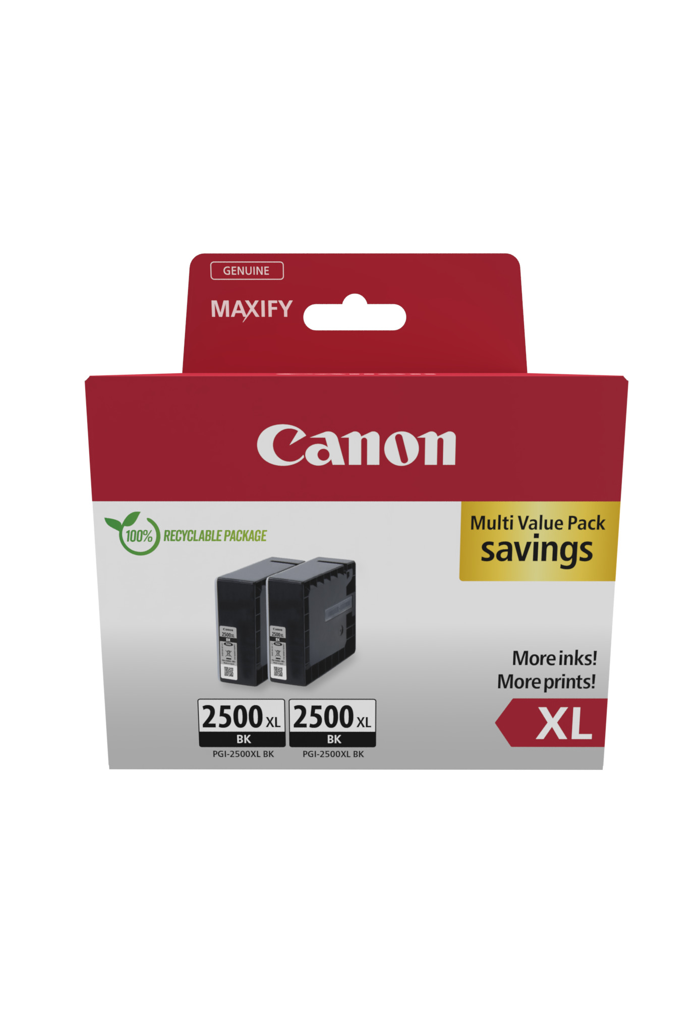 Canon PGI-2500XL Schwarz 2er-Pack
