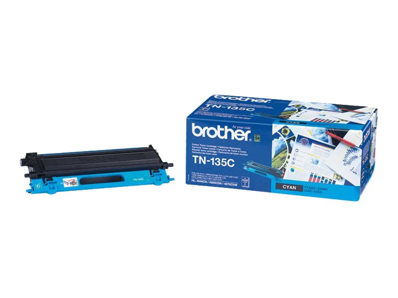 Brother TN135C Toner Cyan Hohe Ergiebigkeit