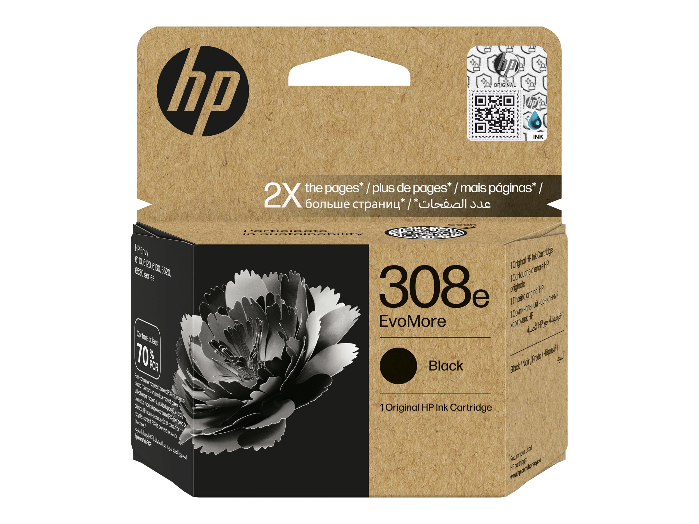 HP 308e EvoMore Druckerpatrone Schwarz