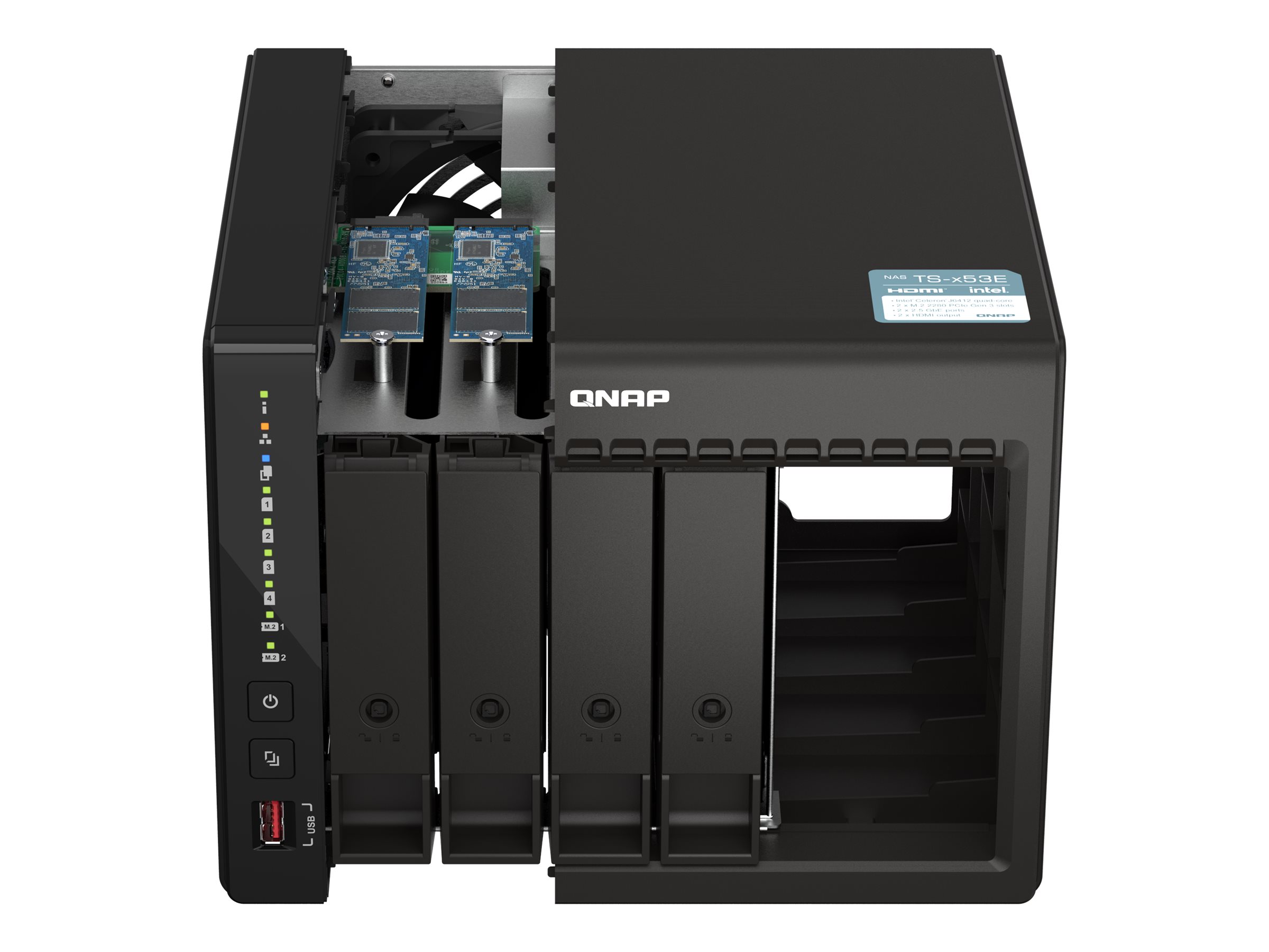 QNAP TS-453E 4-Schacht