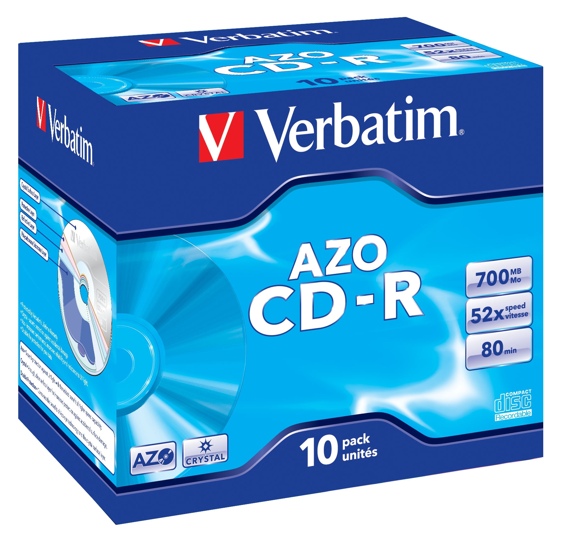 verbatim CDR 700 MB, 10 St