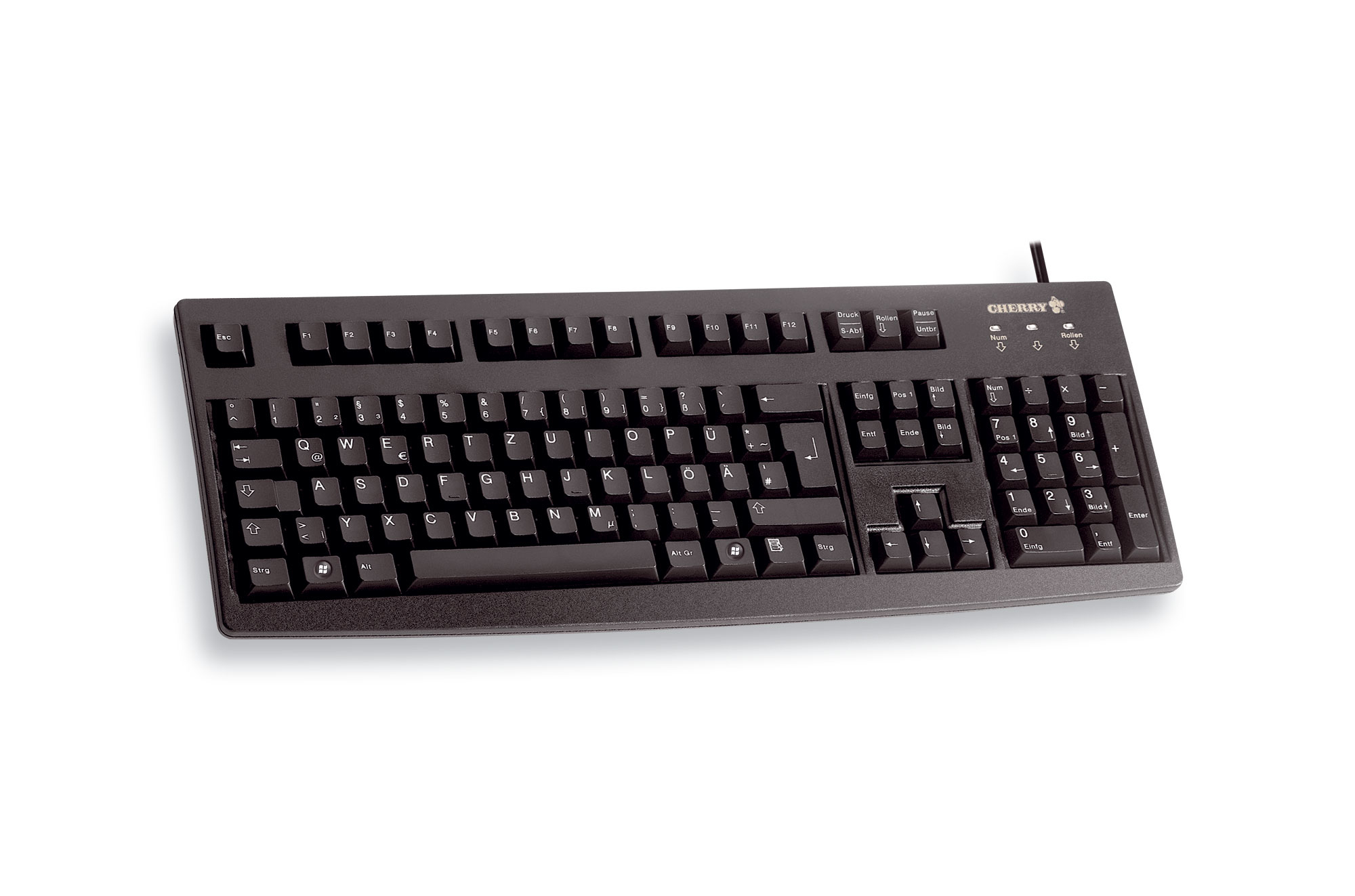 Cherry G83-6105 Tastatur Wired Deutsch Schwarz