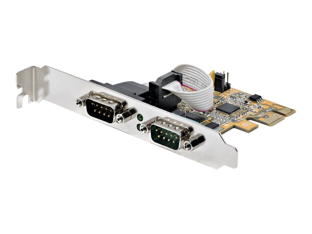 StarTech.com 2-Port PCIe Serielle Schnittstellenkarte RS232