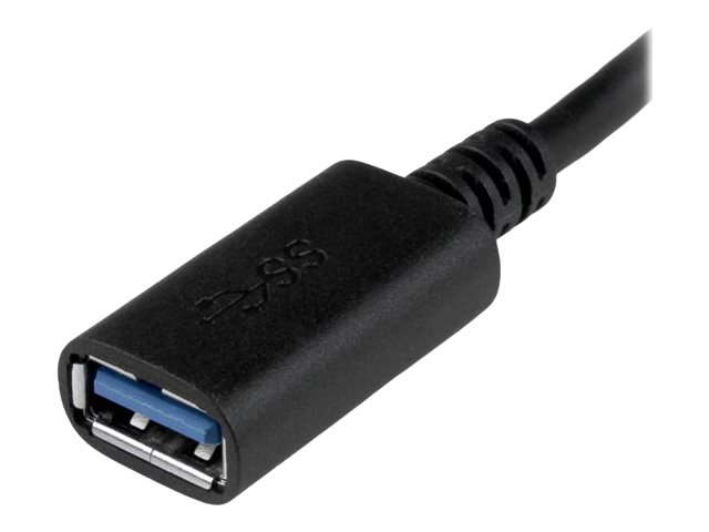 STARTECHCOM USBC to USBA Adapter Cable MF 6in USB 30