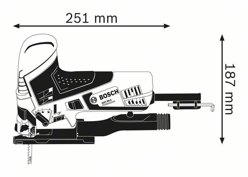 Bosch GST 90 E Professional Stichsäge