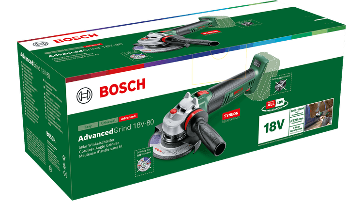 Bosch AdvancedGrind 18V-80 Akku-Winkelschleifer