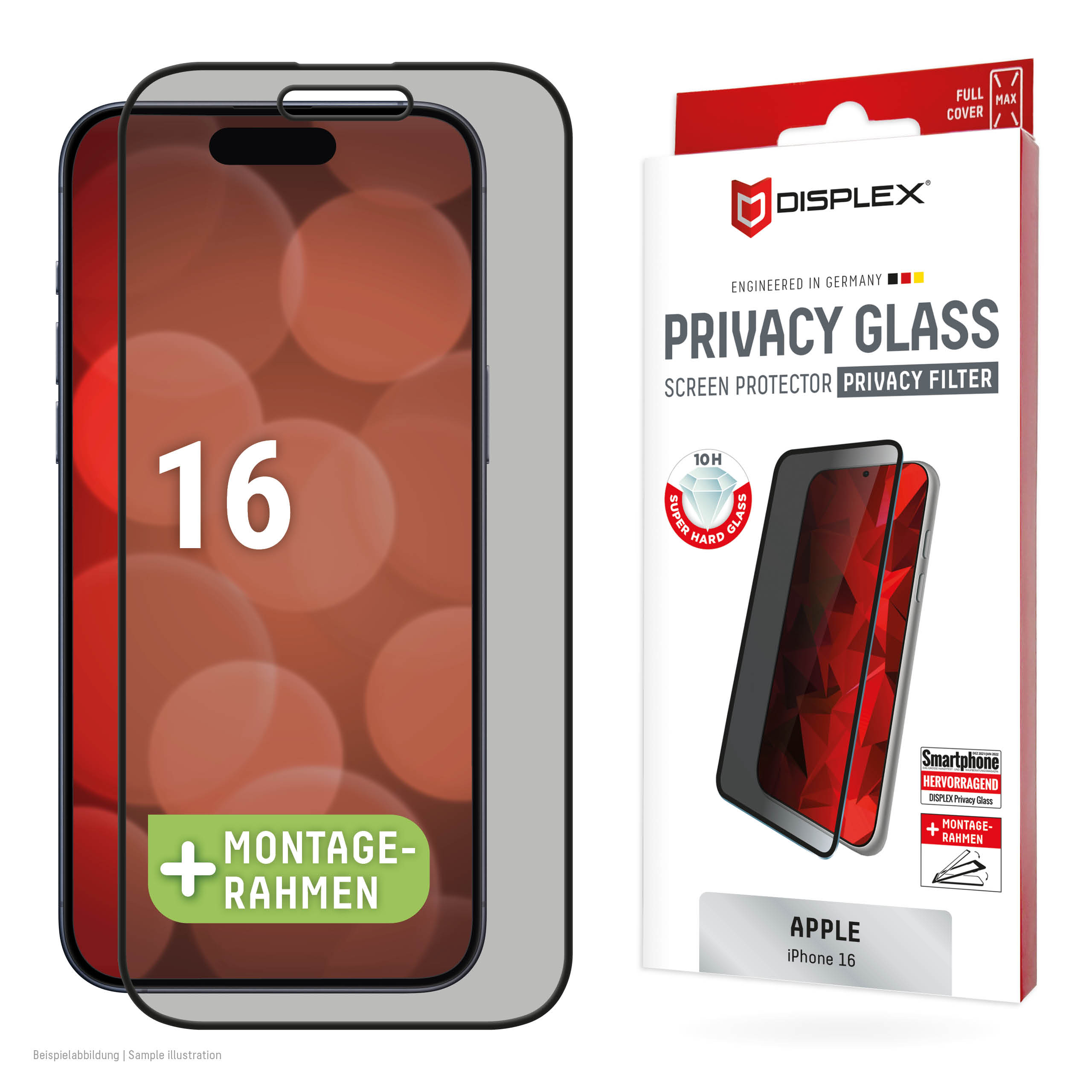 DISPLEX Privacy Glass FC iPhone 16