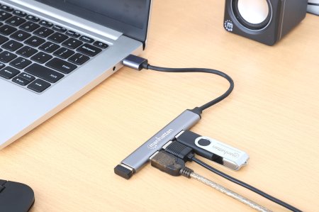 Manhattan USB-A 4-Port Hub 3x USB 2.0 1x USB 3.2 Gen1