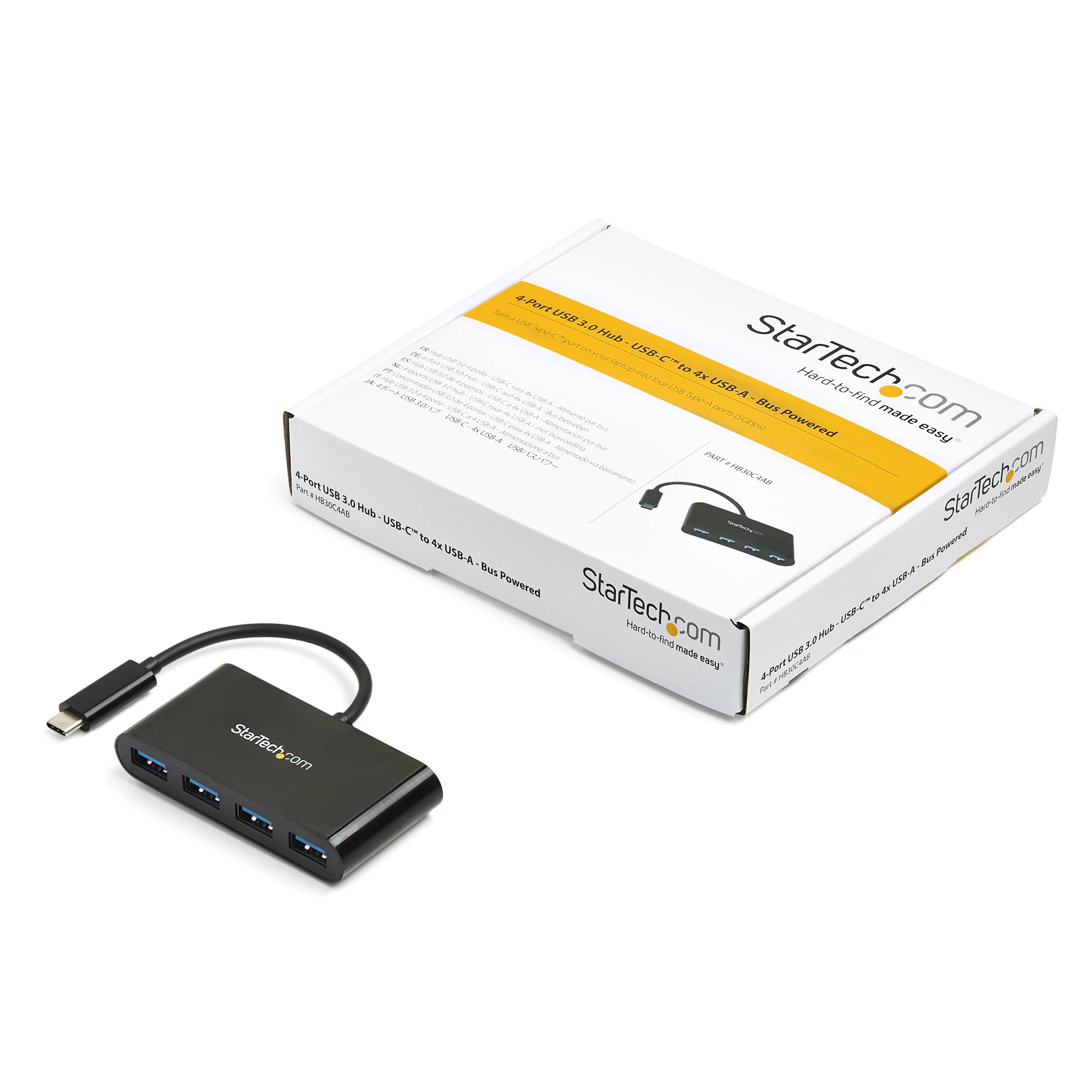 StarTech USB 3.0 Hub 4 Port USB-C zu USB-A