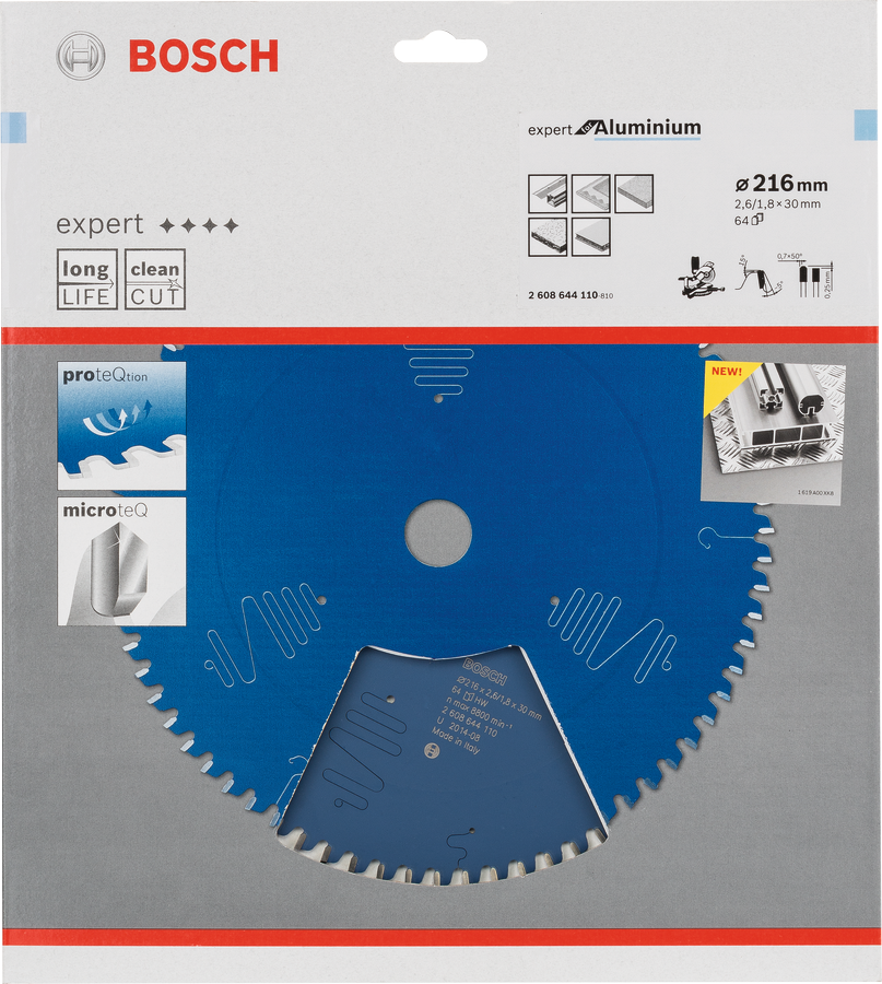 Bosch Expert for Aluminium Kreissägeblatt 216mm 64Z