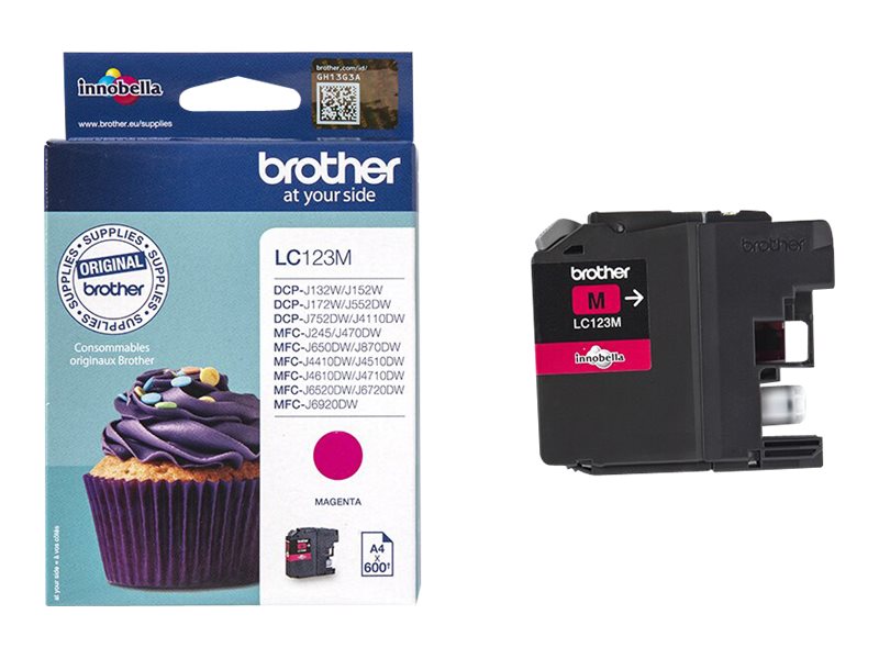 Brother Tintenpatrone LC-123M Magenta