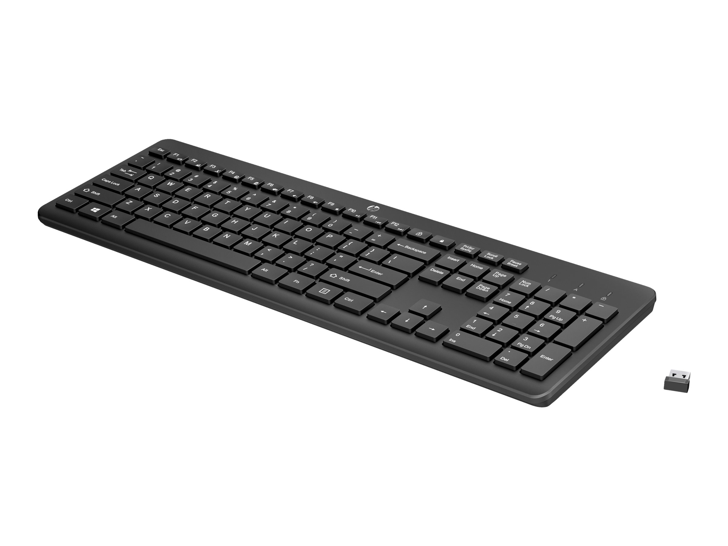 HP 230 Tastatur kabellos Schwarz
