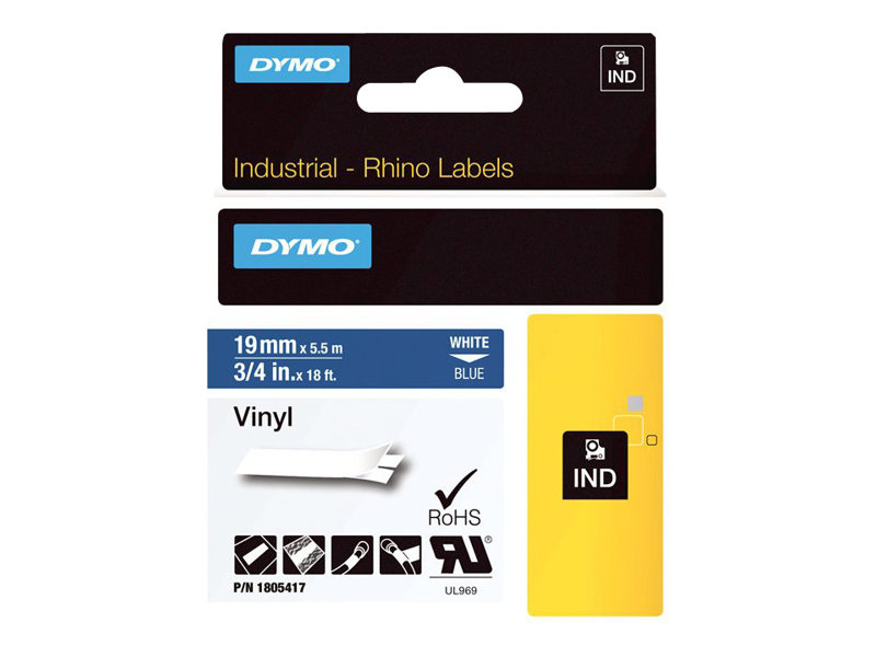 DYMO IND 19mm WEISS-BLAU