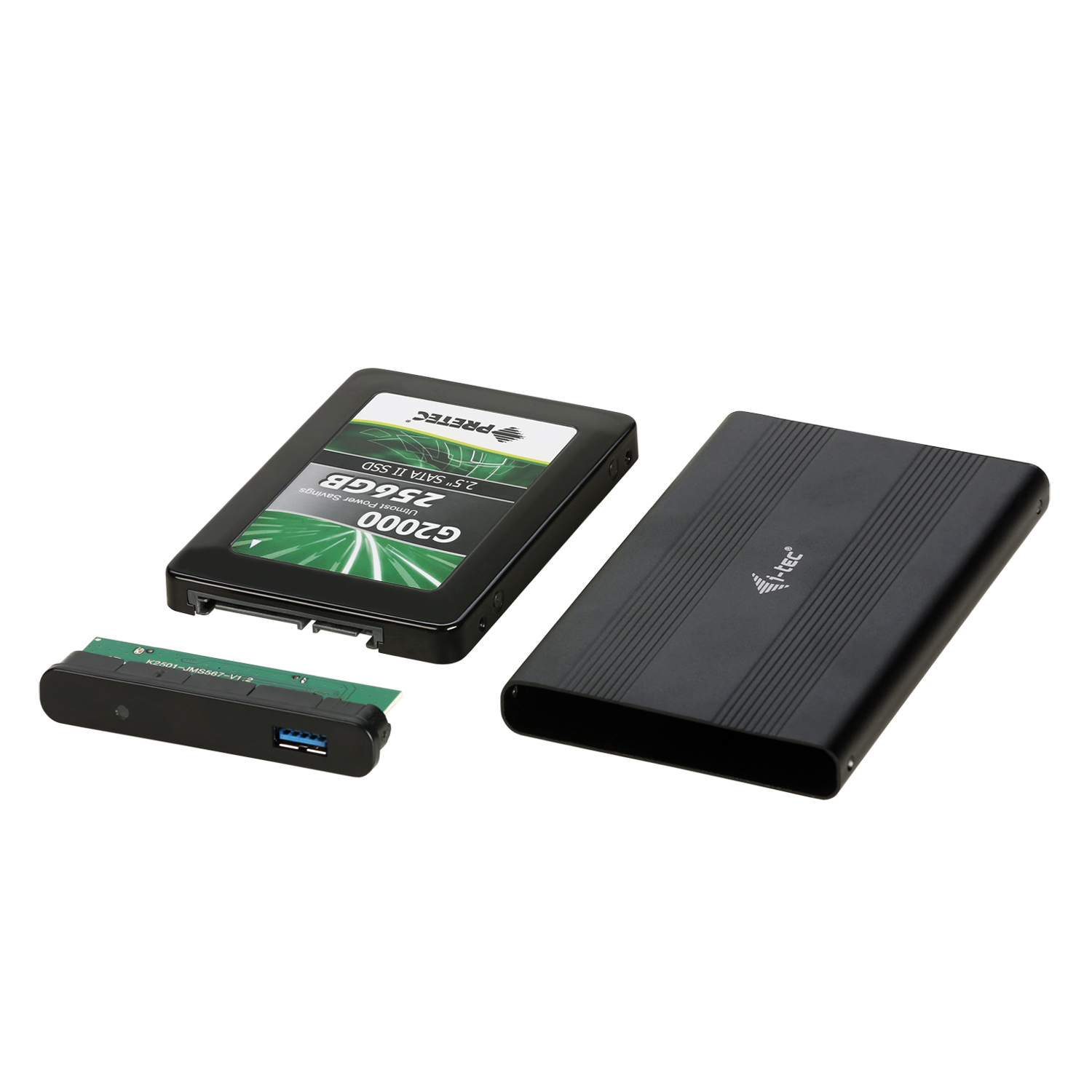 i-tec MySafe AluBasic Advance 2.5 Zoll schwarz