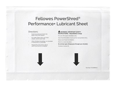 Fellowes Powershred Performance Aktenvernichter-Ölblätter