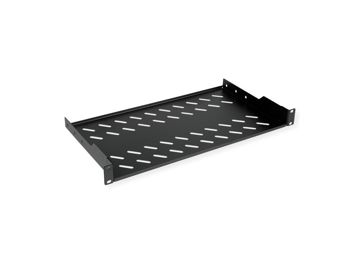 Roline Rack Regal 250 mm tief 19 Zoll 15 kg Schwarz