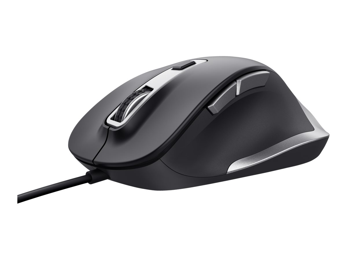 24728 TRUST Fyda eco Maus 6Tasten Kabel
