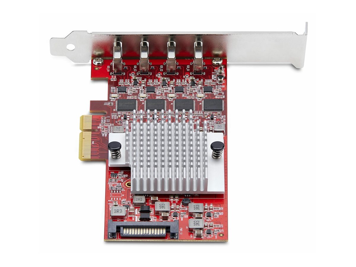 StarTech.com 4-Port USB Type-C PCIe Card USB-C 10Gb 4x Controllers