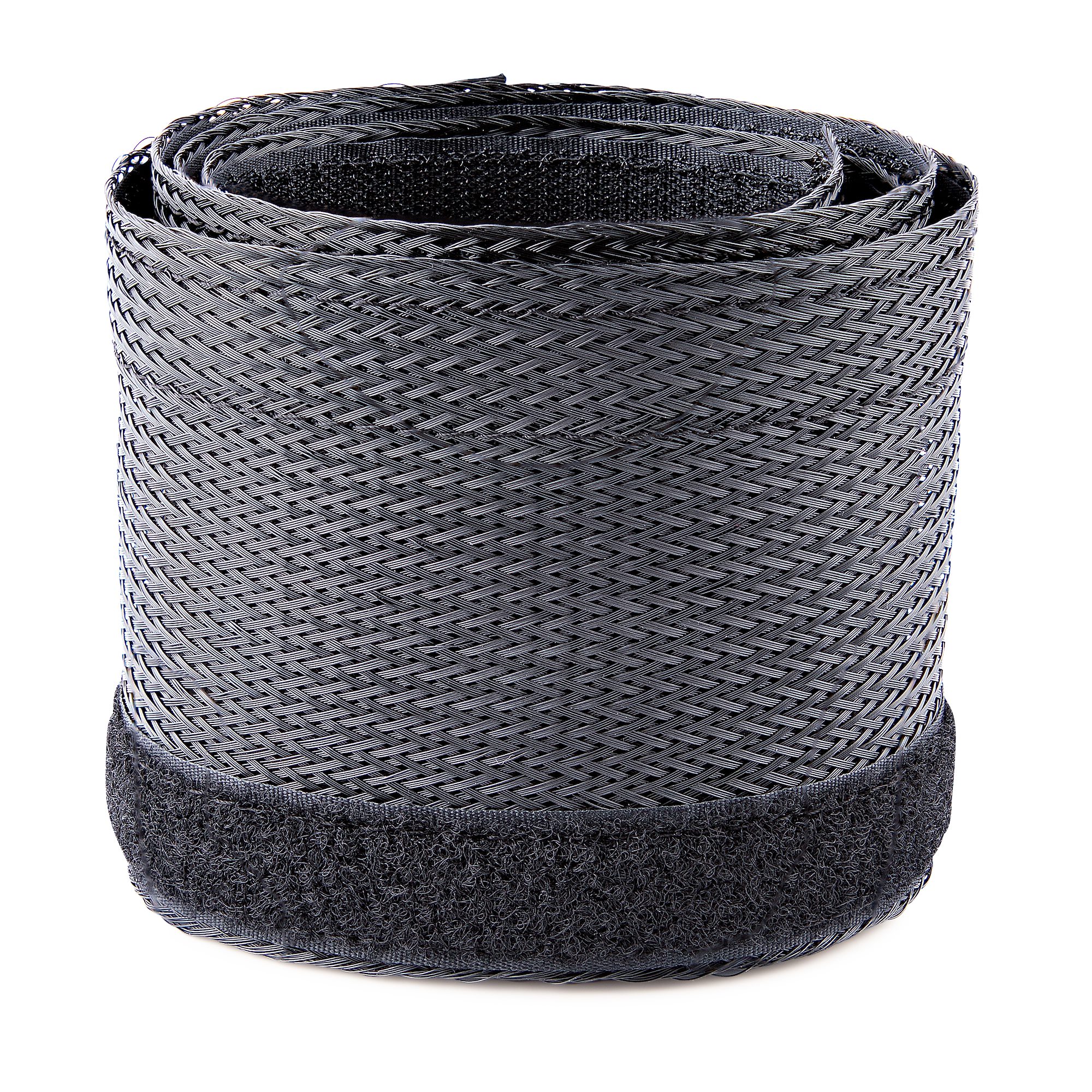 StarTech 10ft 3m Cable Management Sleeve, Trimmable Heavy Duty Cable Wrap, 12 3cm