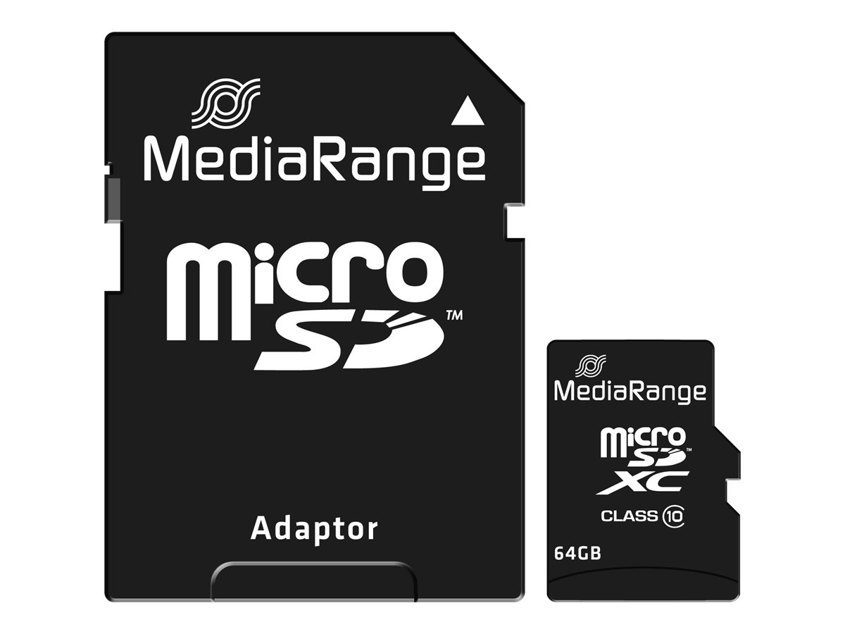MEDIARANGE microSDXC Flash-Speicherkarte 64 GB