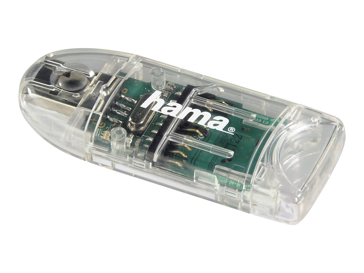 Hama Kartenleser 8-in-1 transparent