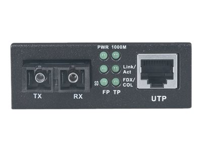 Intellinet Gigabit Ethernet Medienkonverter 1000Base-Lx SC