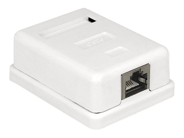 Delock Wanddose Cat.6 RJ45 STP