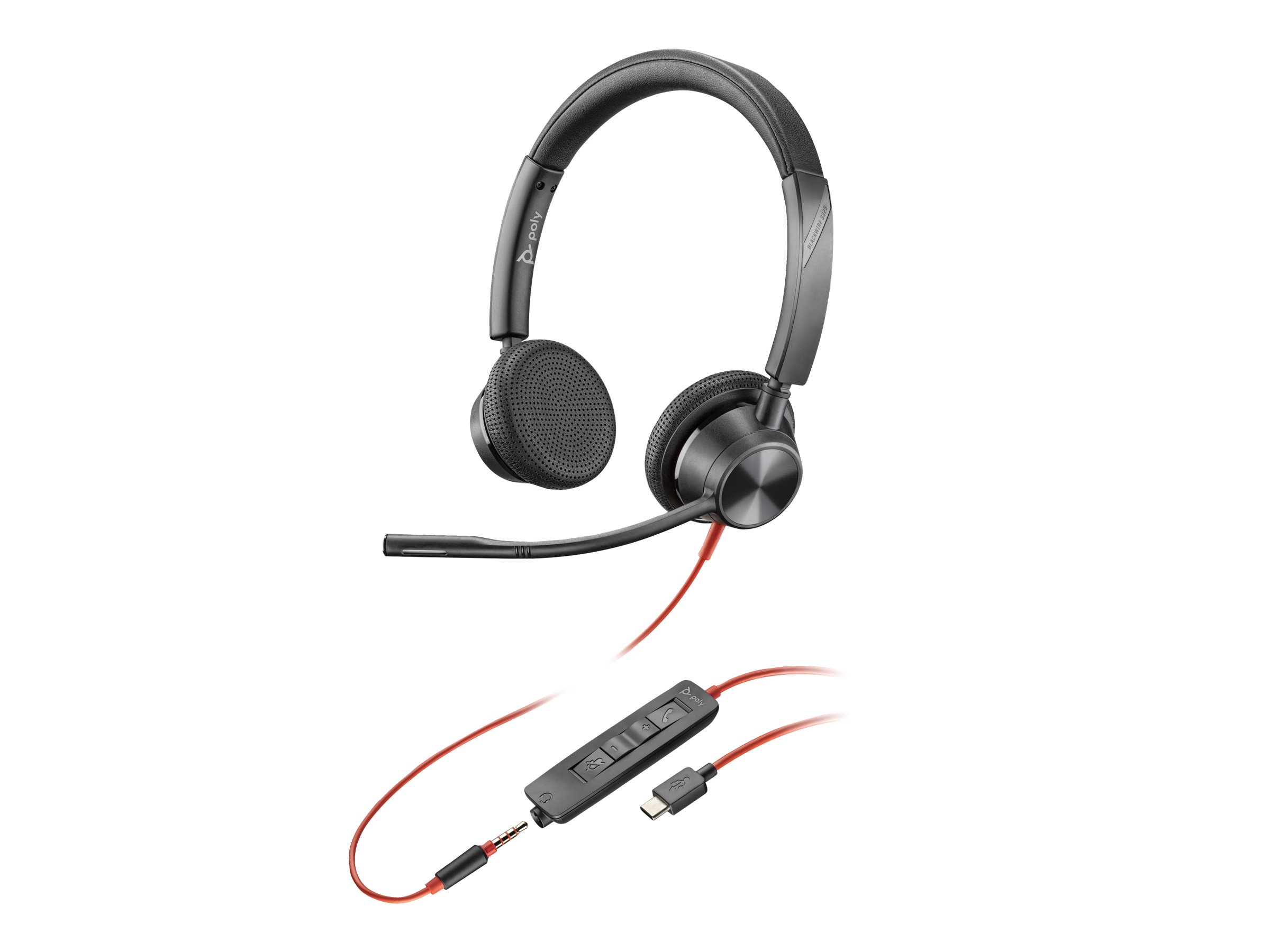 Poly Blackwire 3325 Headset Kabel Stereo